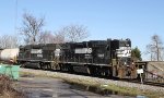 NS 5065 & 7018 lead train PP05 down the "CF" line